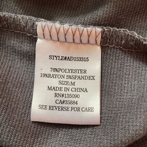 Altar’d State Charcoal V-Neck Cap Sleeve Dress - Picture 4 of 6